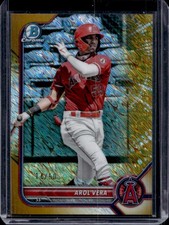 2022 Bowman Arol Vera Chrome Prospects Gold Shimmer #/50 Angels