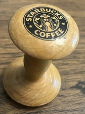 Vintage Starbucks Espresso Press Wooden 1990s...