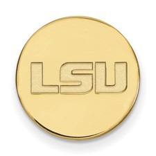 14K Yellow Gold Louisiana State University 15mm Lapel or Tie Pin