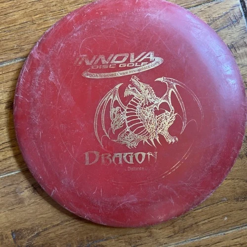 Innova Champion Dragon  Distance Driver golf disc used. 150g 