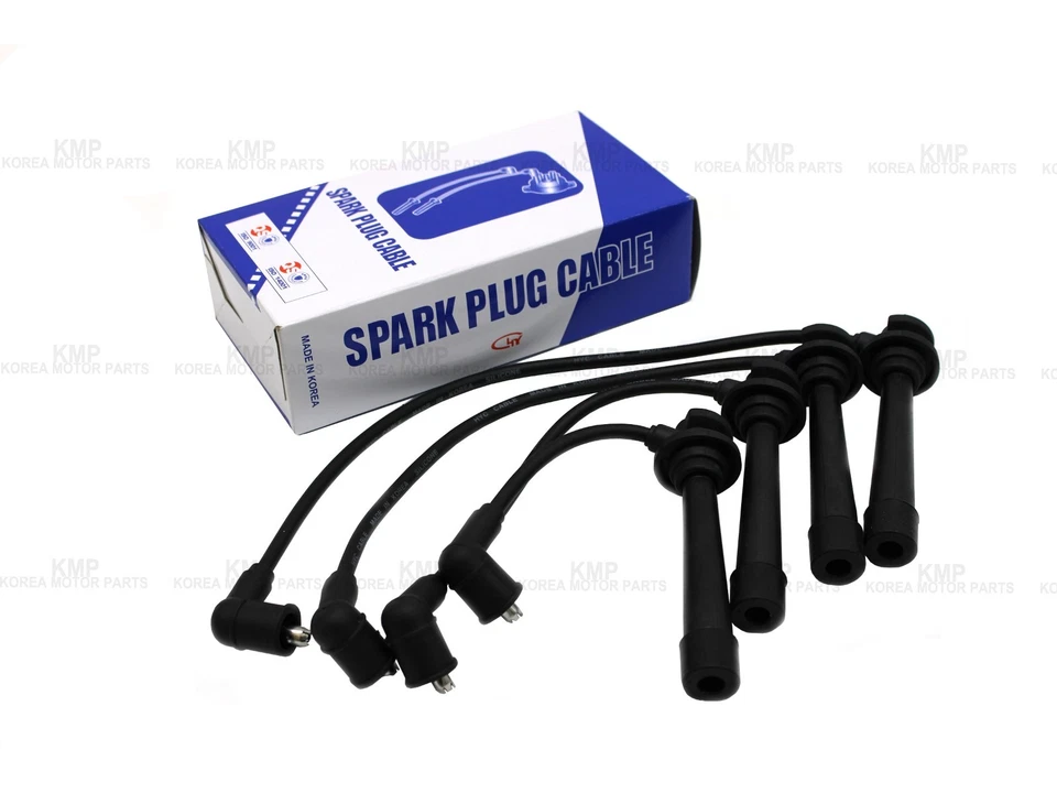 OEM ✅Juego de cables de bujía de encendido para Kia Rio 2001-2005 0K30E-18140 Foto 2 de 4