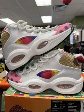 Reebok Junior's Iverson Question Mid X Candy Land Basketball GZ0081 Sz 7 New
