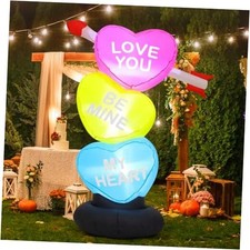 4.2 ft Valentines Day Inflatables Outdoor Blow Up Decor for Wedding Party