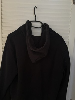 Fred Perry Herren Kapuzenpullover Hoodie schwarz Gr. M Zip durchgehend Logo
