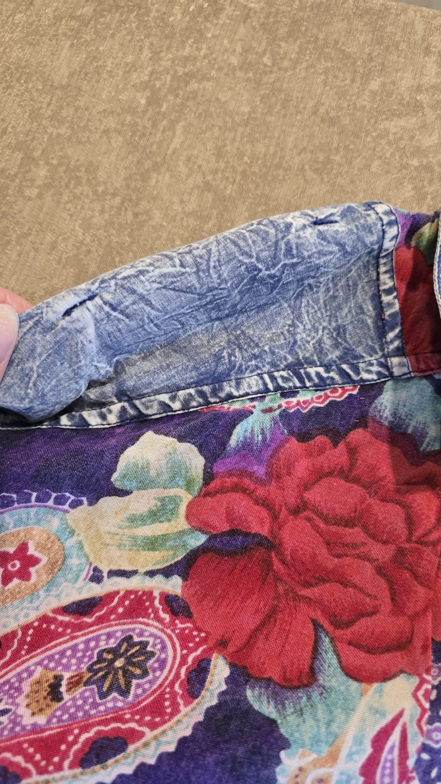 Vintage Something Different Button Down Top Shirt… - image 9