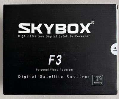 Skybox F3 HD Digital Satellite Receiver PVR EPG USB Ethernet 1080p Black
