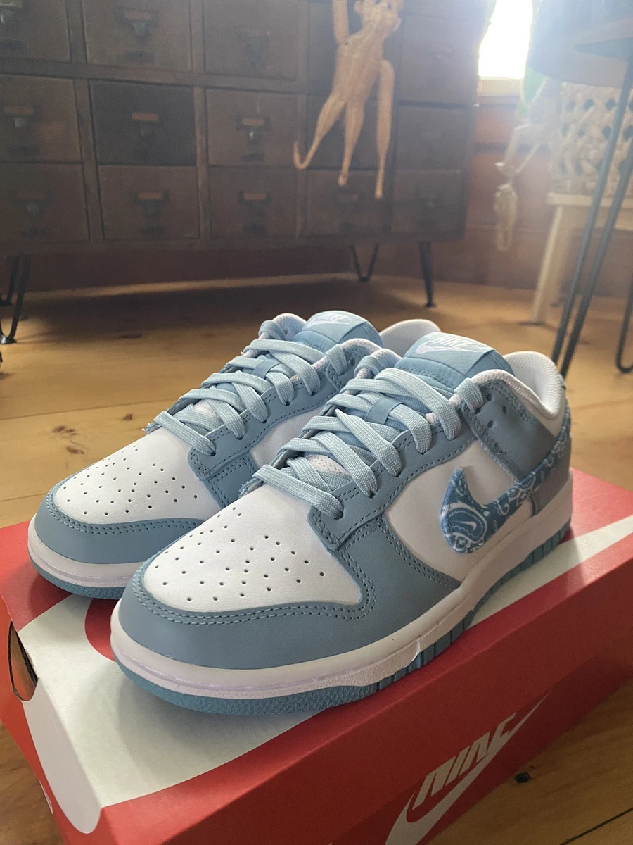 Nike Dunk Low Blue Paisley W for sale | eBay
