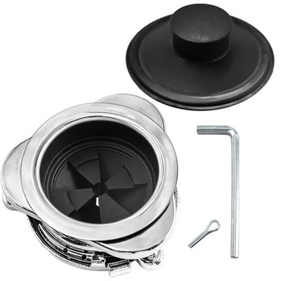 Garbage Disposal Flange Kit with Stopper for InSinkErator,3 Bolt Mount Stainl...