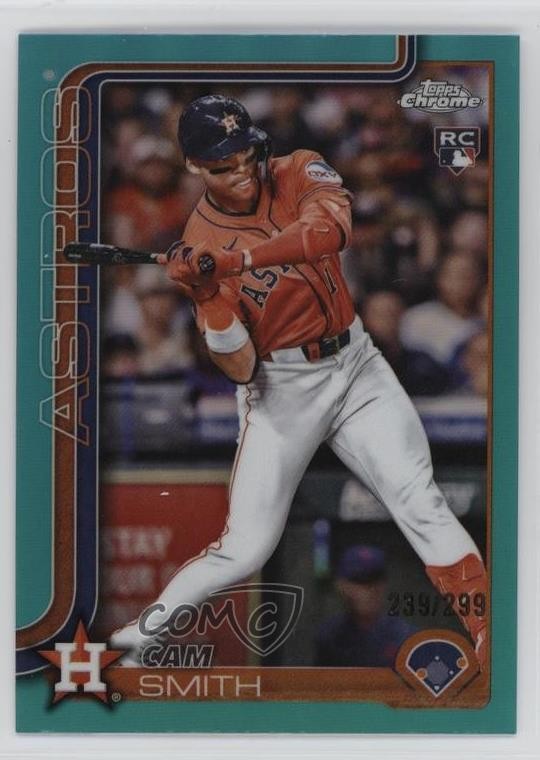 2025 Topps Chrome Update Teal Refractor 239/299 Cam Smith #USC145 17uv
