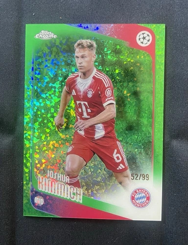 Topps Chrome 2026 UEFA Champions League Joshua Kimmich Bayern Green #55 /99