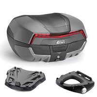 Givi V58NNG2 58L Schwarz Topcase Mit Piastra FüR Honda CRF1100 Africa Twin Adv