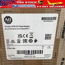 Allen Bradley Kinetix 5700 DC BUS SUPPLY 2198-P208, Factory Sealed, 2023, USA