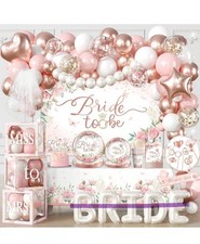 328 Pieces Bride To Be Decorations