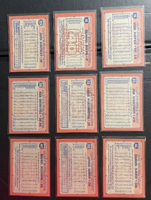 1991 Topps Desert Shield Baseball Cards NM each card is priced in menu ds4 - Image 2 of 4