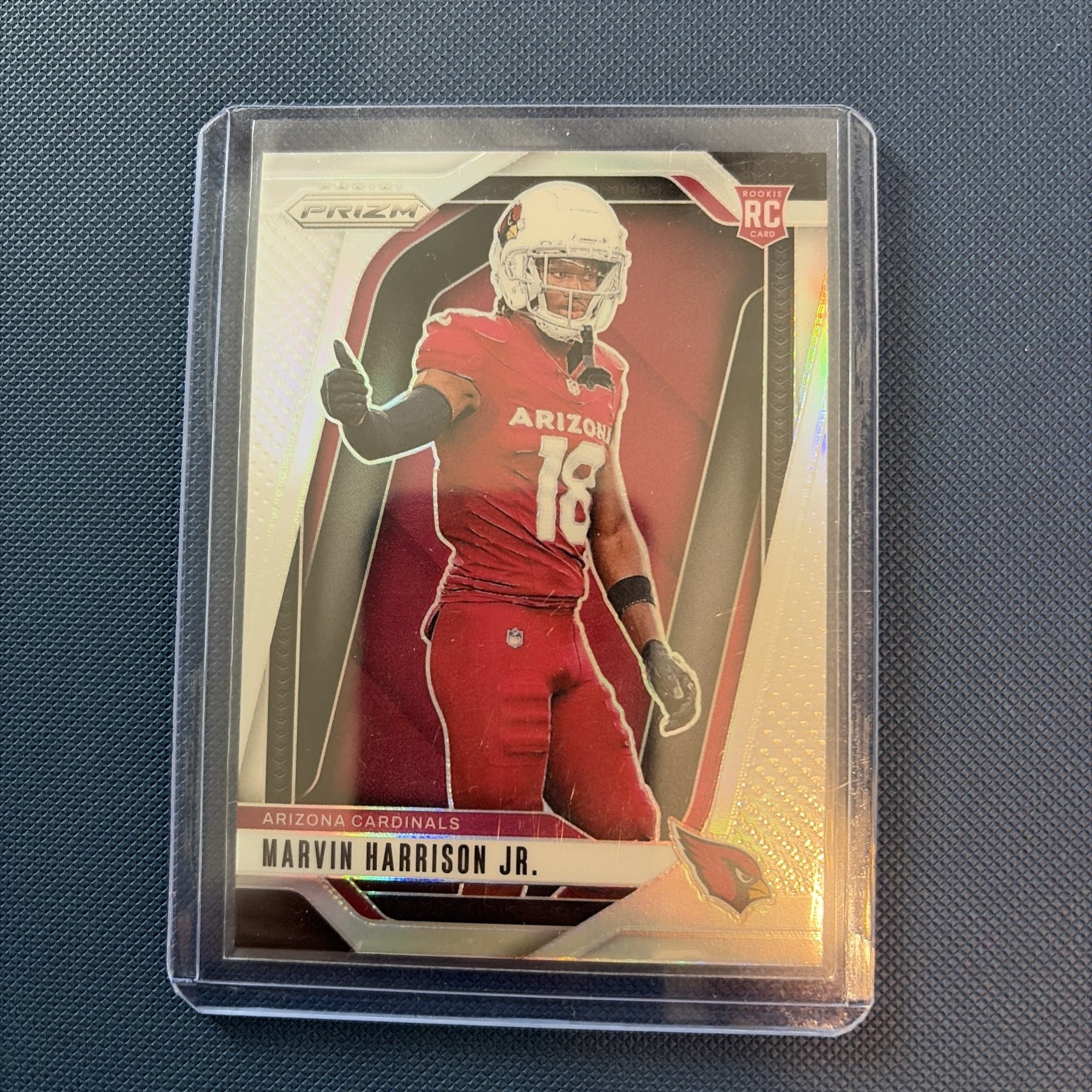 2024 Panini Prizm Marvin Harrison Jr. RC Variation Silver Prizm Cardinals #30
