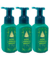 3 BATH & BODY WORK HOPE SHINES BRILLANT DOUX MOUSSANT SAVON POUR LES MAINS 8,75 FL OZ NEUF