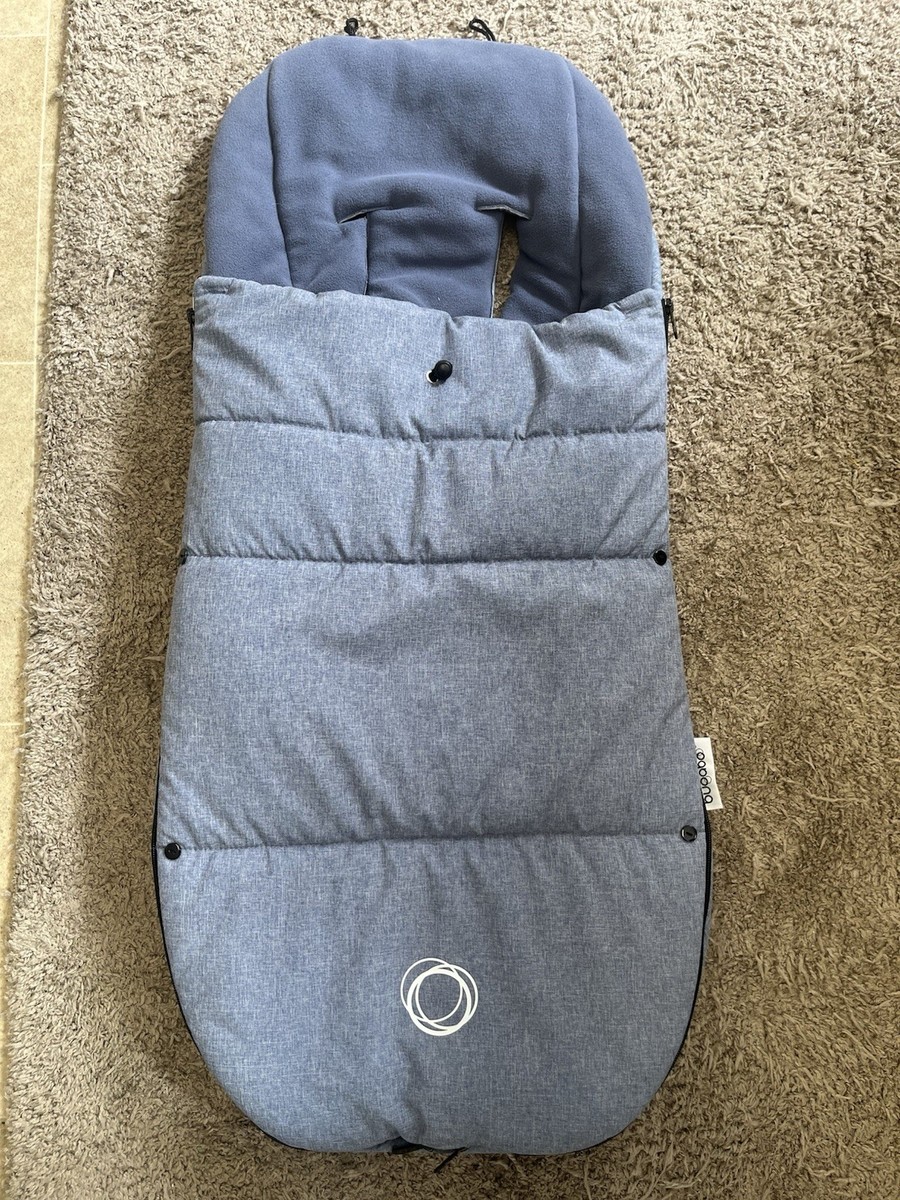 Bugaboo Fox Blue Melange Bugaboo Footmuff Bugaboo Footmuff Blue