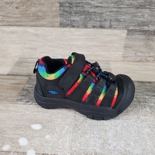 Keen Newport Childrens Sandals Sz 8 Black Original Tie Dye Sandal