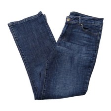 Lee Modern Series Jeans Womens Size 12 Short Bootcut Dark Wash Stretch Denim