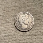 1909 Barber Silver Quarter 25c Very Fine VF Cleaned QA