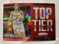 2025 Panini Prizm WNBA CAITLIN CLARK RED TOP TIER PRIZM 34/99 Indiana Fever 🔥🔥