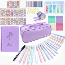 65 Pcs Bible Study Supplies-Bible Journaling Kit for Women,Aesthetic Bible St...