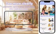 1pc Smart Mini WiFi Camera Suitable for Indoor Use with HD Infrared Night Vision