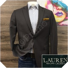 RALPH LAUREN Mens Brown Blazer Sport Coat Casual Jacket Size 42R Wool Suit