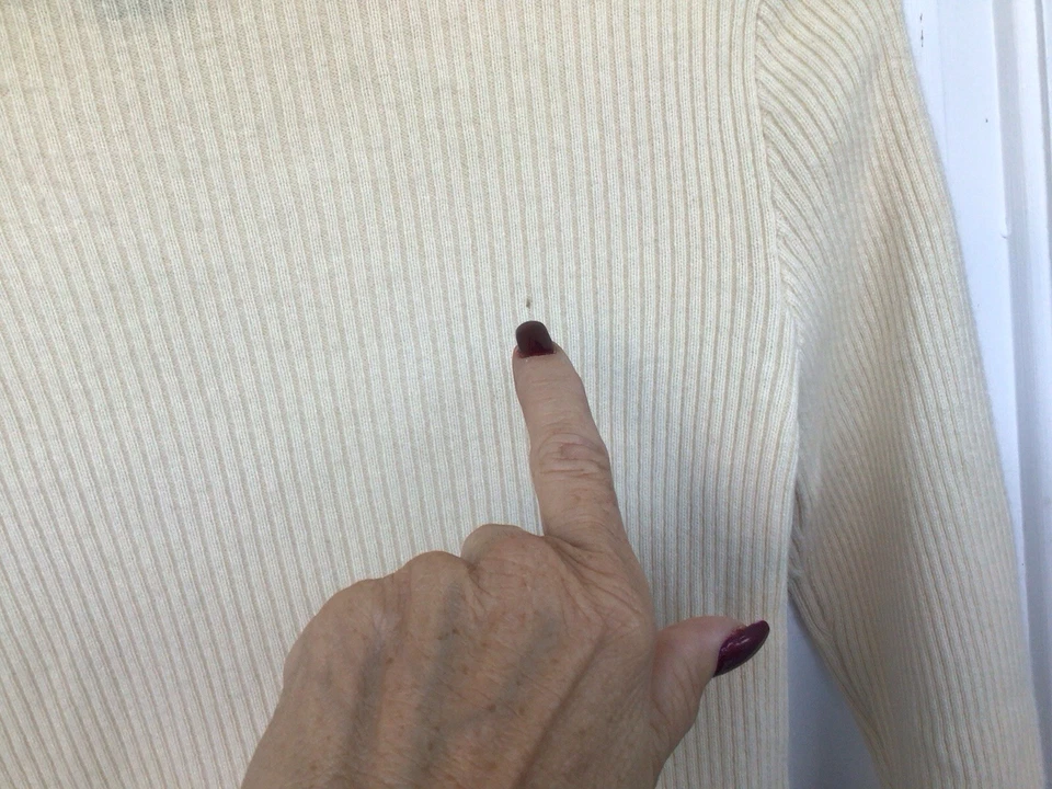 Suéter Ralph Lauren Etiqueta Negra 100% Cachemira Manga Larga Acanalado Cuello Alto, M. Foto 4 de 4