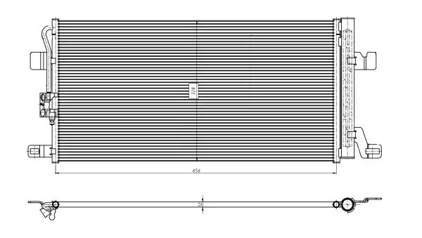 Nrf Kondensator, Klimaanlage 350463 - Bild 2