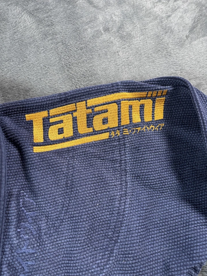 Куртка Tatami Estilo Jiu Jitsu Gi Jacket A0 синяя премиум-класса 100% хлопок униформа BJJ топ - Изображение 2 из 4