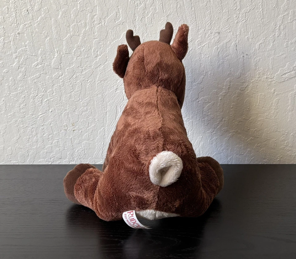 Vintage Rudolph The Red Nosed Reindeer + Clarice 12” plush Christmas toy lot - Image 4 of 4