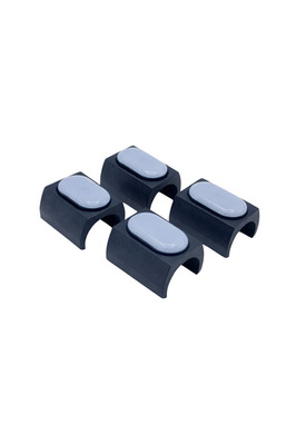 4 Stuhlgleiter Freischwinger mit Zapfen und PT-FE (Teflon), PA (Anti-Rutsch)