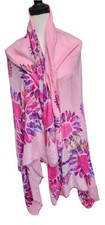 Pink Watercolor Hippie Boho Scarf 72