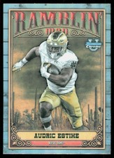 2023 Bowman University Chrome #RM-2 Audric Estime Ramblin' Man Refractor