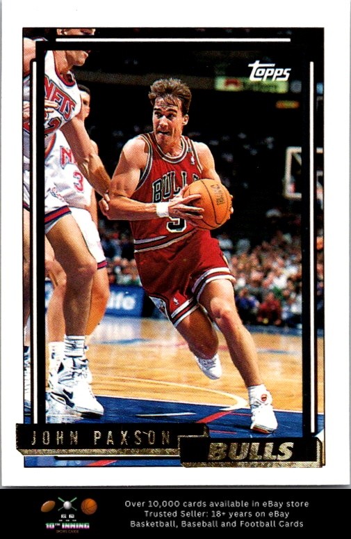1992-93 Topps Gold BASKETBALL #24 John Paxson