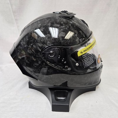 Scorpion EXO-R1 Air Carbon Onyx Motorcycle Helmet Gloss Black Medium *DISPLAY*