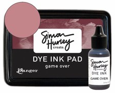 Ranger Ink Dye Felt Ink Pad Re-inker Simon Hurley GAME OVER