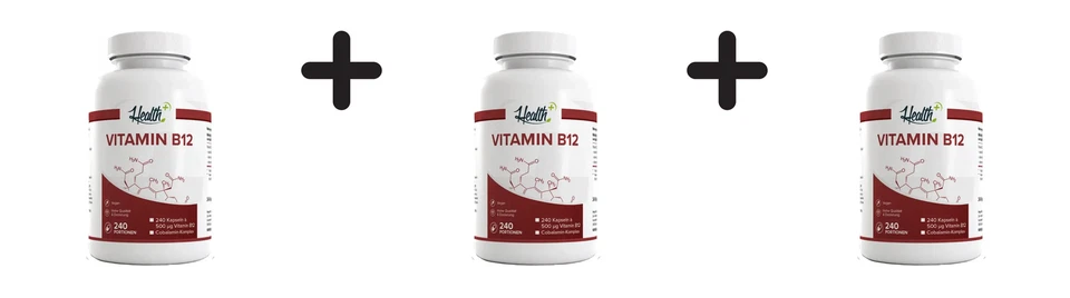 3 x Zec+ Health+ Vitamin B12 (240) Unflavored (313,53 EUR/kg) - Bild 1 von 1