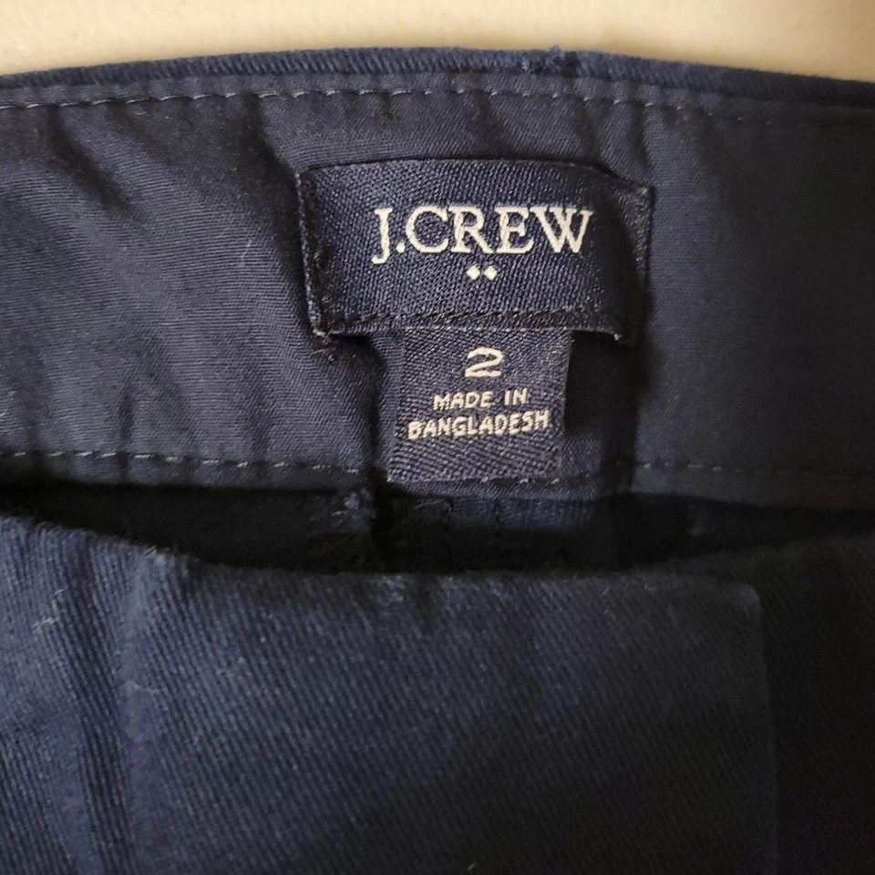 J.Crew Factory 5" Clásico Chino Corto Preppy Armario Grapa Vacaciones de Verano Talla 2 Foto 3 de 4