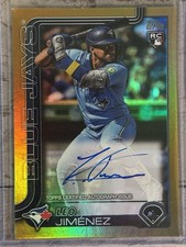 2025 Topps Series 2 Leo Jimenez Flagship Real One Autograph Gold Foil SP #/50
