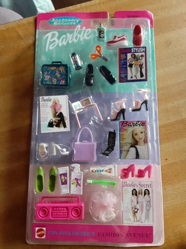 Vintage 2000 Mattel Barbie Accessory Bonanza Fun Accessories Fashion Avenue