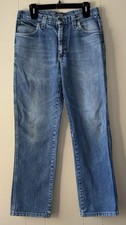Texas Jeans Men's Blue Denim Straight Jeans Made In USA Cotton 5-Pocket 30x30