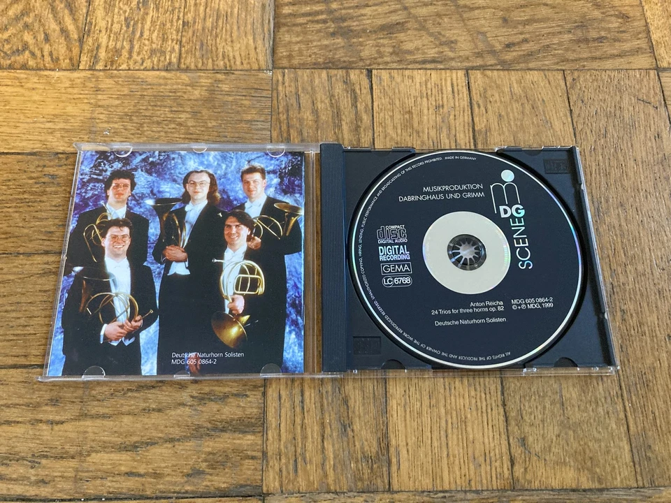 Anton Reicha 24 Trios for 3 Horns Op 82 by Deutsche Naturhorn Solisten (CD) - Image 2 of 3