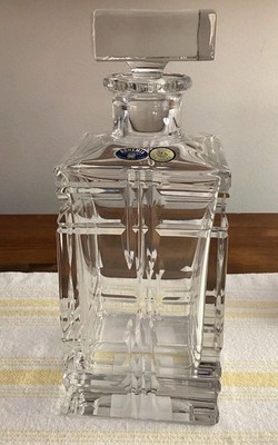 BOHEMIA Czech Republic 24% LEAD CRYSTAL Decanter Beautiful! $50