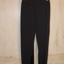 Zenana charcoal gray ankle-length leggings S