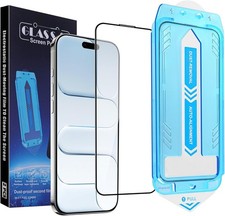 2-Pack Screen Protector for iPhone Air 6.5-Inch, 9H Tempered Glass  Full Covera