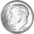 1950 D Roosevelt Dime 90% Silver BU Uncirculated