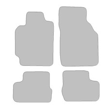 Tappetini adatti per Honda HR-V tipo GH (anno 1999 - 2007), Hit nero