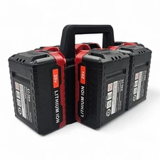 6-Slot Battery Caddy Holder Organizer Compatible with Porter Cable 20V